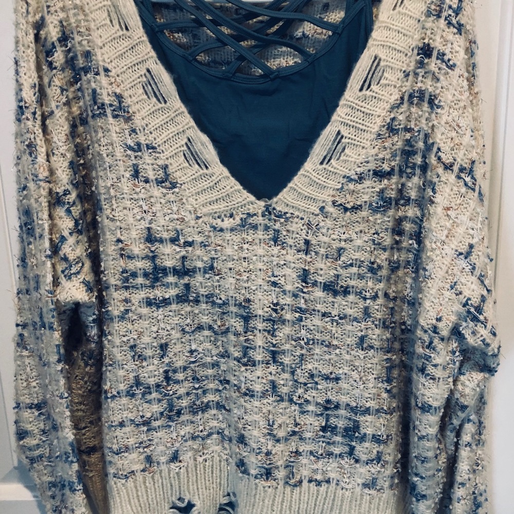 Zenana Sweater and Cami